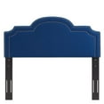 thumbnail image 3 of Tranquil and Sophisticated Belinda Velvet King/California King Headboard, 3 of 3