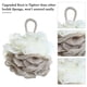 thumbnail image 4 of 4 bolas de baño grandes Suministros de exfoliación suave para el baño Bolas de baño de dos colores con costura de malla de espuma con flores de baño, 4 of 6