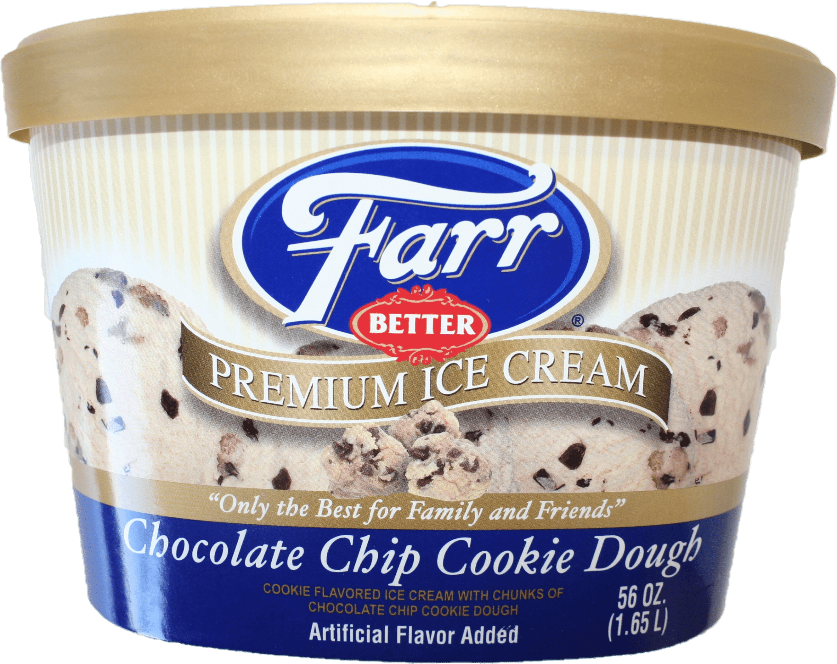 Farr Premium Chocolate Chip Cookie Dough Ice Cream 56oz