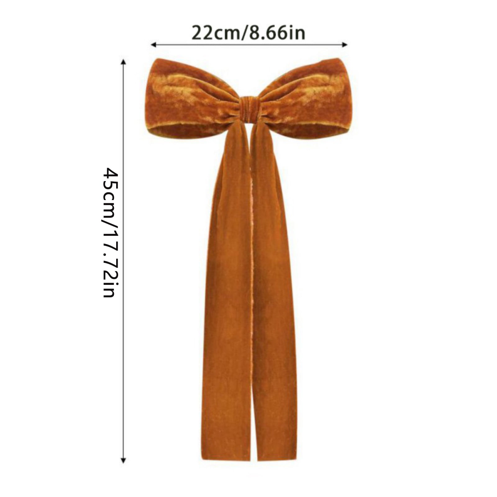 4PCS Christmas Velvet Ribbon Bows Large Fringe Holiday Tree Topper Vintage Raw Edge Bows for Christmas Tree,Stocking,Ornament,Rustic Crafts Bows for Xmas,Home Decor