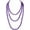 Long-purple 60'', variant on Trendy Faux Pearl Long Necklace for 1920s Flapper Costume Party Jewelry Colorful Pearls Long Strand Necklace for Women Vintage Style Jewelry