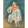 thumbnail image 3 of Pierre-Auguste Renoir 15x18 Black Modern Framed Museum Art Print Titled - The White Pierrot (Between 1901 and 1902), 3 of 5