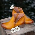 thumbnail image 1 of Munlar Women's Low-heeled Ankle Boots-Warm Non Slip Shoes For Women Wide Calf Cowboy Boots Women Christmas Non Slip Wedge Womens Winter Boots Clearance, 1 of 9