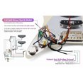 thumbnail image 2 of FLEOR Alnico 5 SSH Prewired Pickguard 3Ply Cream Loaded Pickguard Humbucker Pickup Set, 2 of 6