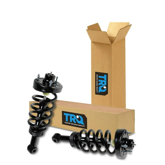 TRQ Rear Strut & Coil Spring Assembly Set Driver & Passenger Sides Fits Select 07-17 Ford Expedition Lincoln Navigator