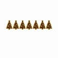 thumbnail image 2 of Warm White Led Christmas Wall Decor with 2D Flat Star-Cutout Design, Set of 7, Dark Wood-Effect Finish, for Living Room and Bedroom, Holiday Decoration, 2 of 5