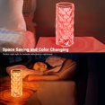 thumbnail image 3 of Crystal Diamond Table Lamp, 16 Colors Usb Charging Touch Lamp Bedside Night Light With Remote Control, 3 of 6