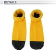 thumbnail image 6 of Unique Bargains Cycling Socks Absorb Sweat Outdoor Bike Socks Yellow Blue Black Size XL Neutral and Universal 1 Pair Color Matching, 6 of 7