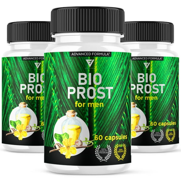 (3 Pack) Bio Prost Capsules BioProst Supplement Maximum Strength (180 Capsules)