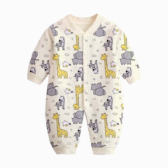KPOPLK Baby Boy Organic Cotton Pajamas 2 Way Zipper Preemie Newborn One Piece Outfit Long Sleeve Footed Sleepwear Size 6-9 Months