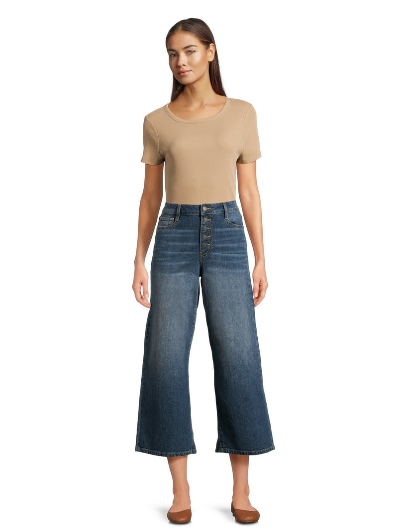 パンツ L'Appartement 2021 cropped wide denim 26 112346984-HERO