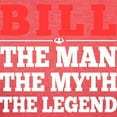 thumbnail image 3 of CafePress - Bill The Man The Myth The Legend T Shirt - Womens Tri-blend T-Shirt, 3 of 4