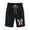 Black, variant on Womens Bermuda Shorts Independence Day USA Printed Shorts High Elastic Waisted Drawstring Shorts Casual Knee Length Long Shorts Summer Lounge Shorts for Women