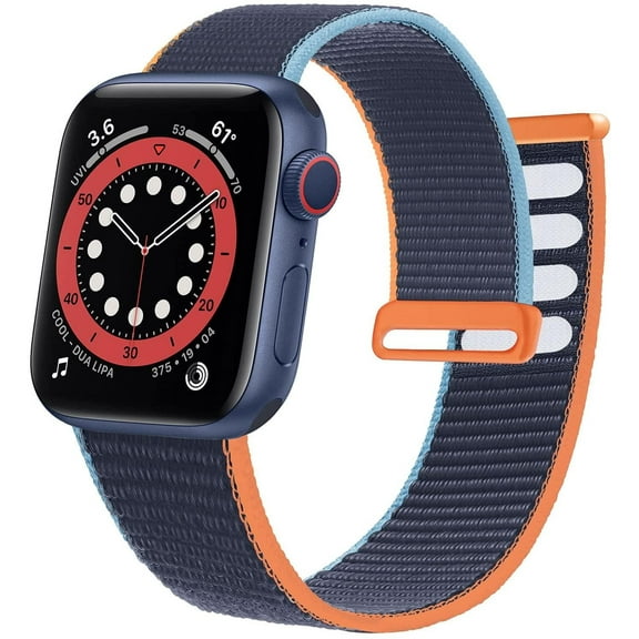 LEIXIUER 1/2/3Pack Sport Loop Band for Apple Wacth Bands Ultra 49mm 45mm 44mm 40mm 41mm 42mm 38mm Women Men, Braided Adjustable Velcro Nylon Wristbands Bracele Strap for iWatch Series 8 7 SE 6 5 4 3 2