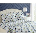 thumbnail image 2 of Kute Kids 4-Piece Ultra Soft Busy Galaxy Multicolor Microfiber Woven Sheet Set, Full, 2 of 7