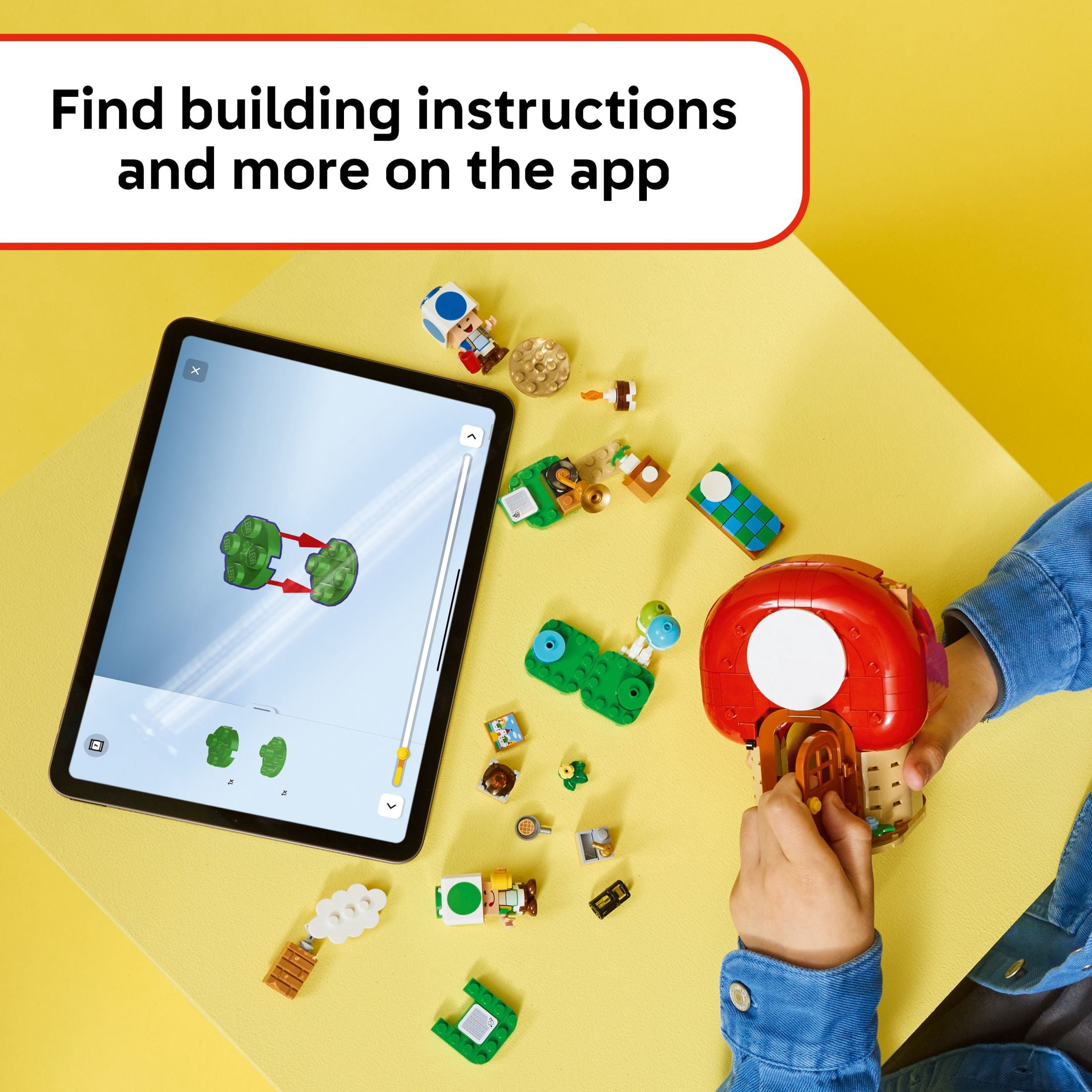 LEGO Super Mario Party at Toad’s House Building Toy - Pretend Play Set for Boys & Girls, Ages 7+ - Kids Building Blocks with Digital Action & 2 Toad Toy Figures - Gift Idea for Birthdays - 72041