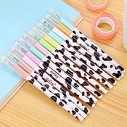 Colorful Cute Diamond Gel Pen Candy Color Milky Cow Pens Set Writing Kawaii Stationery School Office Supplies Set of 12 Colors (Milky Cow)