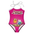 thumbnail image 3 of Adventure Time Jake The Dog Girls Swimsuits One Piece Bathing Suit Cute Toddler Kids Pool Beach Swimwear Quick Dry 3-8 Years, 3 of 6