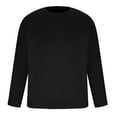 thumbnail image 5 of HAiming Mens Crewneck Long Sleeve Pullover Tops Warm Fleece Lined Sweatshirt Fall Winter Plus Size Casual Basic Blouse, 5 of 8