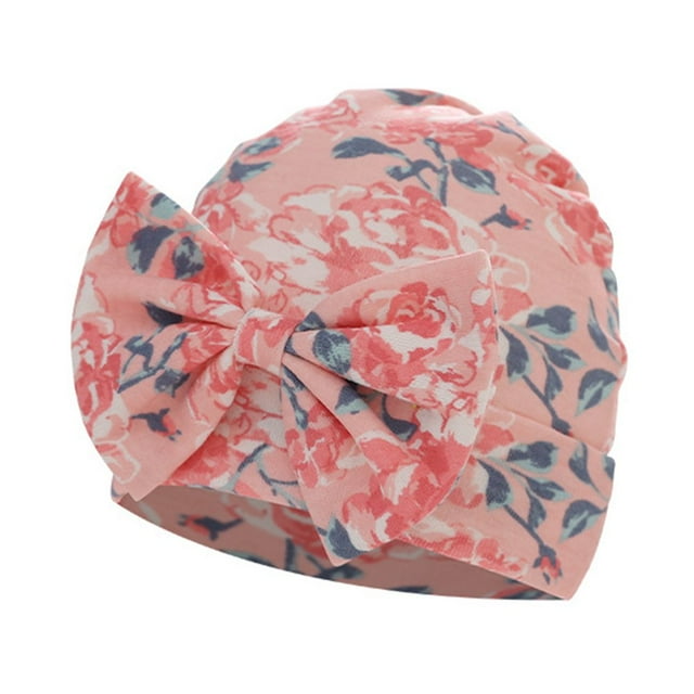Bonnet Bébé Confortable Protège-Peau Nœud Papillon Turban Bonnet Bébé pour Usage Quotidien