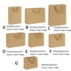 thumbnail image 5 of Bolsa de compras, bolsa de almacenamiento, paquete con asa, accesorios para el hogar, resistente al desgaste, artesanía práctica, suministros Almacenamiento y organización del hogar 48*14*35cm Ounissouiy HA067307-02, 5 of 6