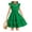 Green, variant on Arshiner Girls Dresses Flutter Sleeve A-Line Sundress Casual Summer Tiered Swing Midi Pocket Dress