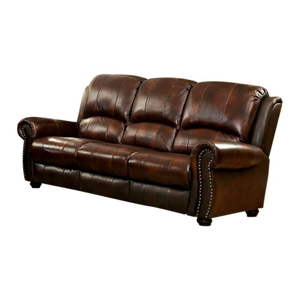 Top Grain Leather Sofa Brown Com, Lane Furniture Brown Leather Sofa