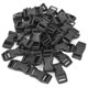 thumbnail image 1 of 40 unids/set hebillas contorneadas de liberación lateral de plástico para pulseras de Paracord/bolsa/cinturón para mascotas, 1 of 14