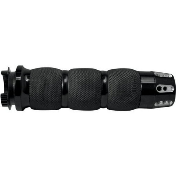 Avon Gatlin Air Cushioned 1" Black Grips - Cable Style (MT-AIR-90-AN-GA)