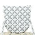 thumbnail image 4 of Portia Aluminum and PE Wicker Star-like Woven Pattern Patio Chairs, Set of 2, Gray, 4 of 9
