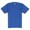 thumbnail image 2 of Pro Club Men's 6.5 oz Heavyweight Cotton Short Sleeve T-Shirt, Royal Blue, 4X-Large, 2 of 2