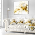 thumbnail image 3 of Designart Yellow Spiral Galaxy - Abstract Throw Pillow - 18x18, 3 of 5