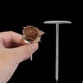 thumbnail image 4 of ziyahi 2 Pieces Cake Decorating Nail Washable Replacement Household Flower Stand Silver 1Set, 4 of 6