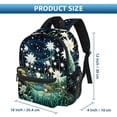 thumbnail image 2 of Starry Plants Cute Book Bag with Adjustable Shoulder Strap, Large Capacity, Printed Design - Cute Accessories Backpack, 2 of 6