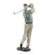 thumbnail image 2 of Escultura de estatua de golfista de hombre de resina, arte , oficina en casa, gabinete de vino, estantería, decoración, coleccionable Sunnimix  Estatua de golfista hombre, 2 of 8