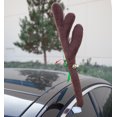 thumbnail image 4 of Oxgord Car Reindeer Antlers Rudolph Red Nose Universal Fit Christmas Holiday, 4 of 11