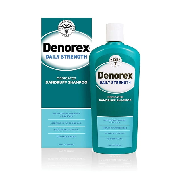 Denorex Daily Strength Medicated Dandruff Shampoo 10 oz