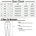 thumbnail image 2 of LLYwey Clearance Sales Business Pants for Women Ladies High Waist Wide Leg Straight Tube Work Commuting Business Casual Pocket Suit Pants New Full Length Pants Trousers Regular Fitted Dark Blue S, 2 of 5