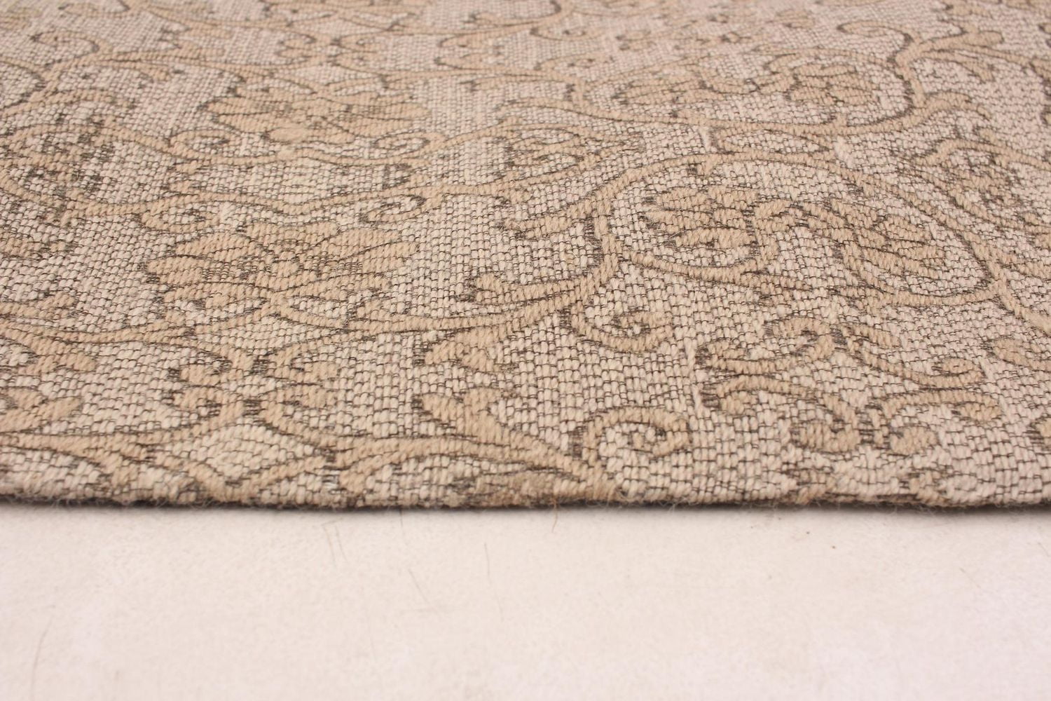 ECARPETGALLERY 4'9" x 6'9" Contemporary Collage Handmade Area Rug for Living Room