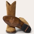 thumbnail image 6 of Men's Stetson Cash Roper Boots Round Toe Handcrafted Tan, 6 of 7