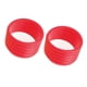 thumbnail image 5 of Paquete de 2 anillos de fijación para agarre de raqueta de tenis de 2,5 cm con extremos sellados de envoltura de bucle rojo, 5 of 9