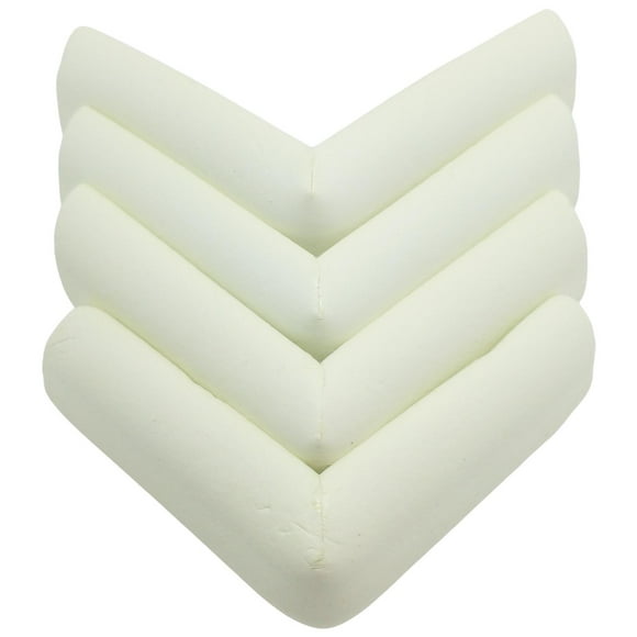 Cojines protectores muebles ProtekWhite 4pzas 6x6x2.5cm Blanco Tipo L Protector Espuma Suave