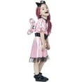 thumbnail image 2 of Girls Skeleton Halloween Dress Outfit Gothic Punk Bones Dress Up Set XS-L, 2 of 6