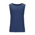 thumbnail image 5 of BRGZLK Tank Tops Mens Denim Sleeveless Cut Off Muscle Gym T Shirts Summer Lightweight Running Beach Loose Fit Tees, 5 of 7