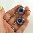 thumbnail image 2 of Steampunk Gear Glass Eyes in Light Blue and Purple, 2 of 6