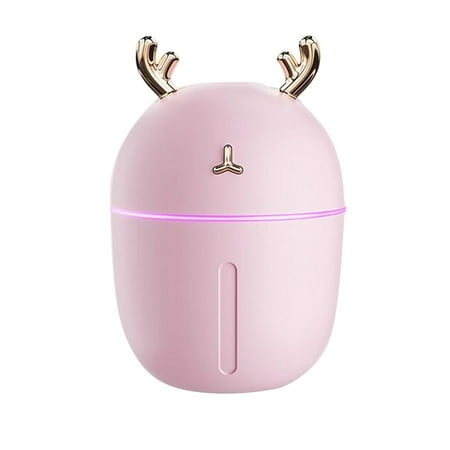 

TFDZ Humidifiers For Home Vaporizer Humidifier Portable Mini Humidifier Small Mist Atomizer USB Air Humidifier For Home Office Pink