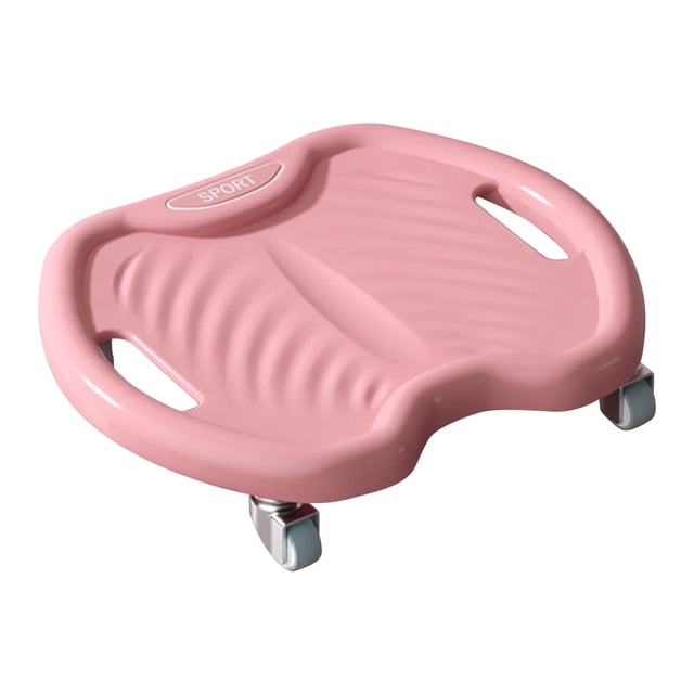 QIPOPIQ Roue Abdominale - Roue Abdominale pour Exercice / Roue Abdominale avec Quatre Roues Silencieuses Poignée Courbée Roue Abs 360°