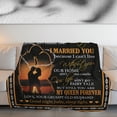 thumbnail image 6 of Anniversary Romantic Gift for Wife - Valentines Day Gifts for Her - Ultra-Soft Micro Fleece Sherpa Throw Blanket - Birthday Gifts Ideas from Husband 40x50 Inch, 6 of 7