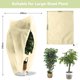 thumbnail image 2 of BRILLAR Paño protector de plantas de invierno - 2,4x2 m, cordón, cremallera, reutilizable, resistente a las heladas y a los insectos, 2 of 5