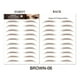 thumbnail image 1 of Parches para cejas simulados e impermeables, parches para cejas estilo tatuaje, parches ecológicos para cejas, parche para cejas, 1 of 2